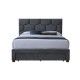 HARRIET 160 кровать с ящиками серый бархат (3р=1шт) HARRIET 160 кровать с ящиками серый бархат (3р=1шт)
