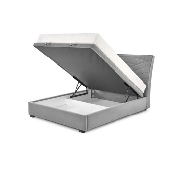 CONTINENTAL 1 кровать 160 - серый (елочка) кран. Монолит 85