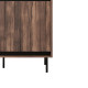 SWING S-1 skapis, riekstkoks / melns