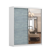 BETON 183 cm - White & Concrete 