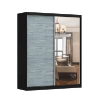 BETON 183 cm - Black & Concrete 