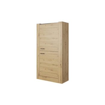 Vitrīnas skapis 1D 08 LUGO Artisan / melna Vitrīnas skapis 1D 08 LUGO Artisan / melna