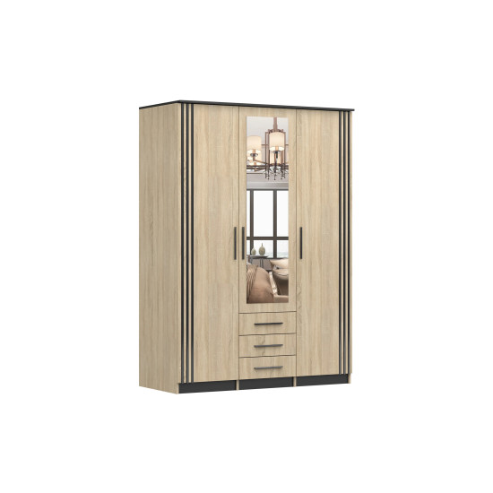 Skapis SANTI 3D II sonoma ozols Skapis SANTI 3D II sonoma ozols