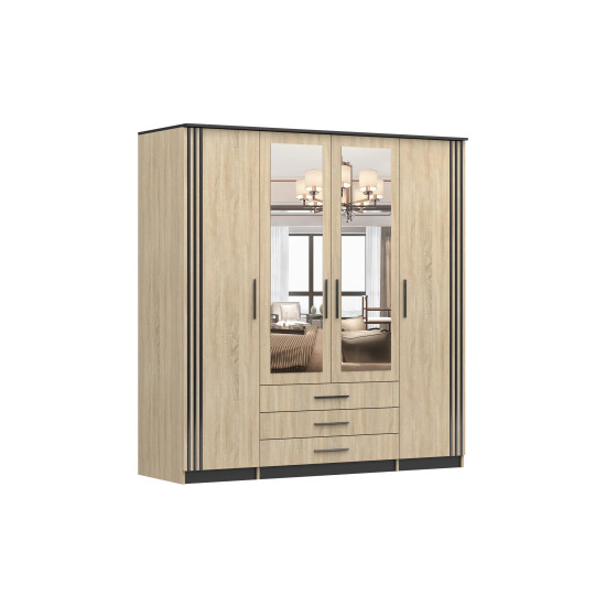 SANTI 4D II skapis sonoma ozols SANTI 4D II skapis sonoma ozols