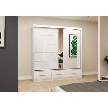 GLANCĒTS - Skapis FLORENCE 200 cm GLANCĒTS - Skapis FLORENCE 200 cm