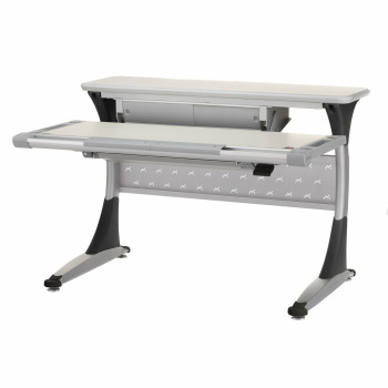 Comf Pro Harvard desk растущий эргономичный стол для детей клен/серый - черный Comf Pro Harvard desk растущий эргономичный стол для детей клен/серый - черный