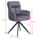 Стул LEO Light Grey