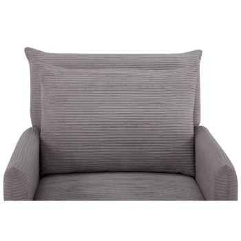 Раскладное кресло KAMPIS серого цвета