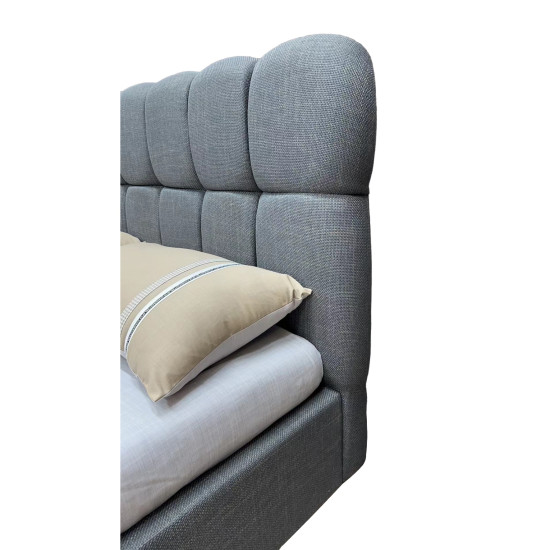 Кровать ENIGMA 180х200 Dark Grey (8816-36)
