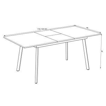 Стол LINI 138 Barok