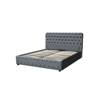 Кровать BELINDA 160х200 Dark Grey