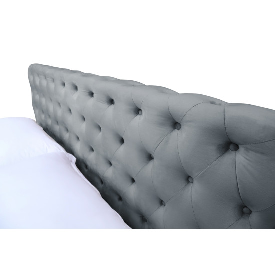 Кровать BELINDA 160х200 Dark Grey