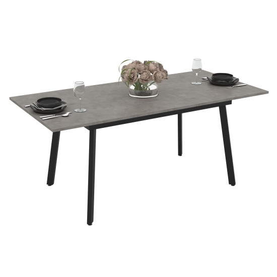 Стол LINI 138 Retro Silver Stone