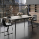 Стол LINI 138 Retro Silver Stone