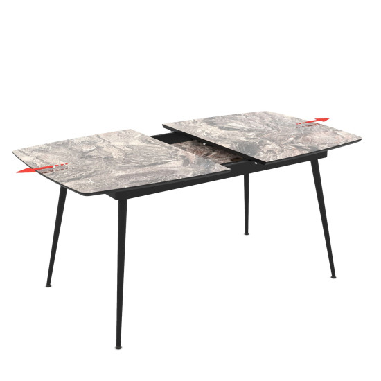 Стол YENSE 125 Cosmos Glossy