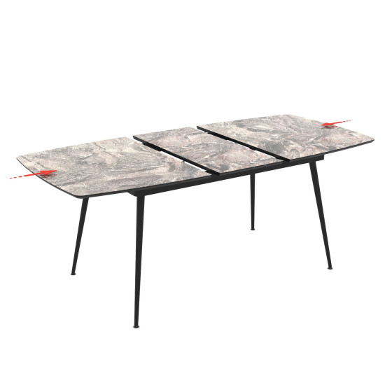 Стол YENSE 125 Cosmos Glossy