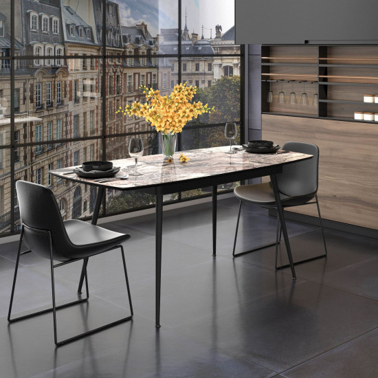 Стол YENSE 125 Cosmos Glossy