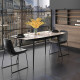 Стол YENSE 125 Cosmos Glossy