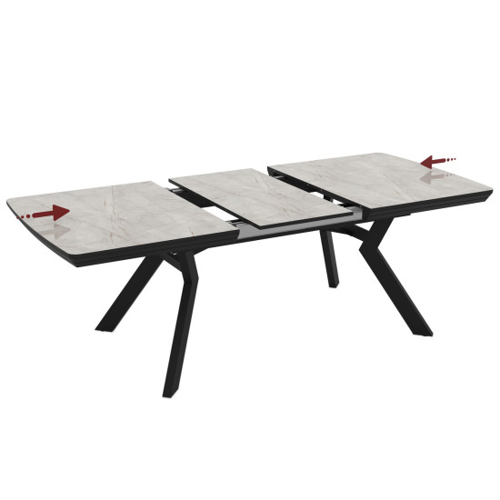 Раздвижной стол ROBAT 160 Lagina Glossy