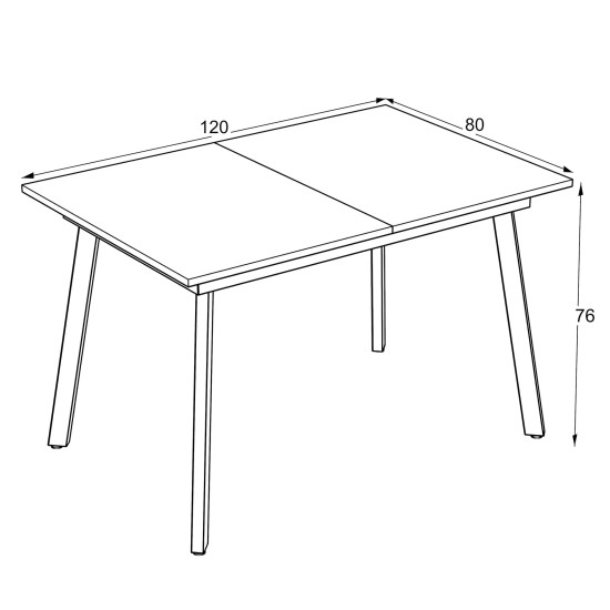 Стол LINI 120 Barok