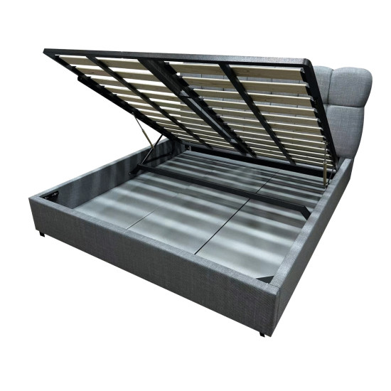 Кровать ENIGMA 160х200 серая 