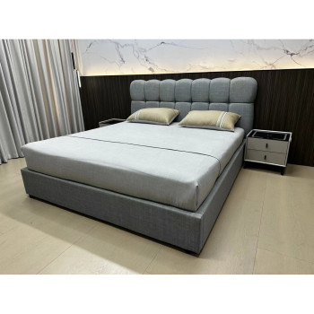 Кровать ENIGMA 160х200 серая 