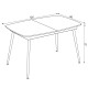 Стол YENSE 125 Marmo Mat