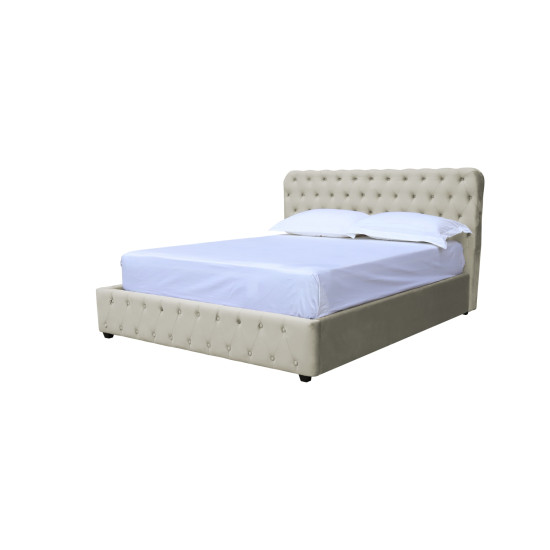 Кровать BELINDA 160х200 Light Grey