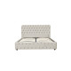 Кровать BELINDA 160х200 Light Grey