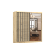 WERONA L 2D 203 cm garderobes un kumodes komplekts Artisan WERONA L 2D 203 cm garderobes un kumodes komplekts Artisan
