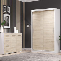 37826 Body: White, Front: Sonoma Oak 