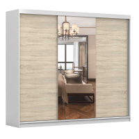 IDEA I 203 cm - White & Sonoma Oak 