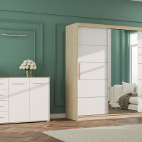Body: Sonoma oak, Front: White 