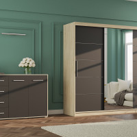 Body: Sonoma oak, Front: Black 