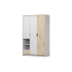 3D skapis - JOY I White / Artisan ozols