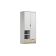 2D skapis – JOY I White / Artisan ozols