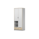 2D skapis – JOY I White / Artisan ozols