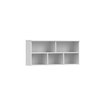 Полка подвесная – JOY I Белый/Дуб Артизан