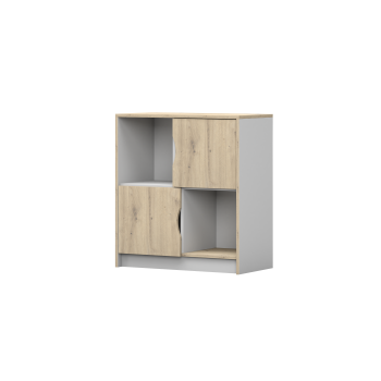 Низкая полка - JOY I Белый/Дуб Артизан