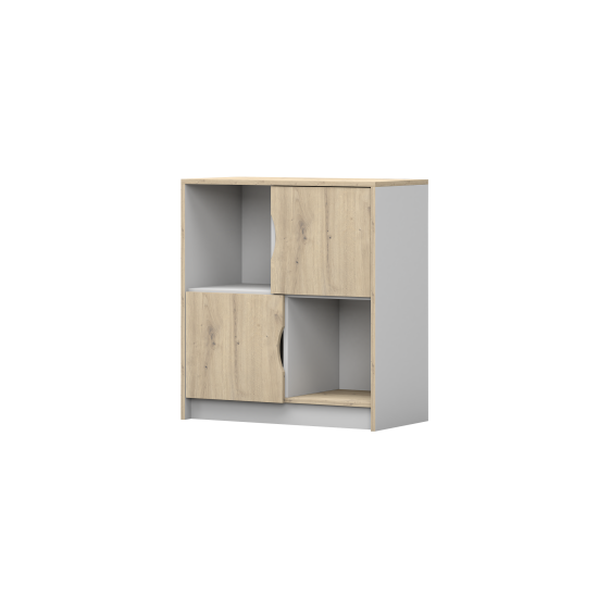 Zemais plaukts - JOY I White / Artisan Oak Zemais plaukts - JOY I White / Artisan Oak