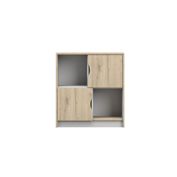 Низкая полка - JOY I Белый/Дуб Артизан