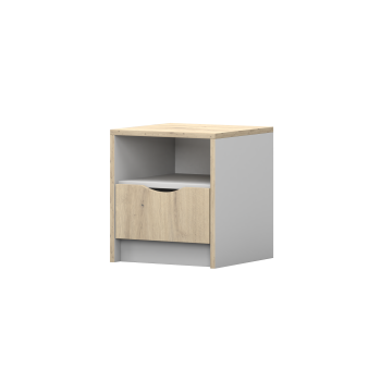 Naktsskapītis - JOY I White / Artisan ozols Naktsskapītis - JOY I White / Artisan ozols