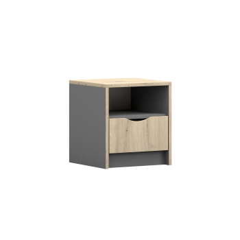 Naktsskapītis - JOY II Grey / Artisan Naktsskapītis - JOY II Grey / Artisan