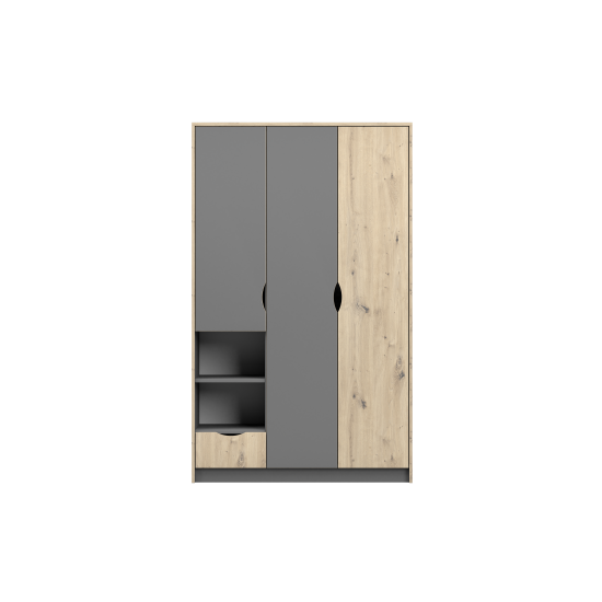 3D skapis - JOY II Grey / Artisan