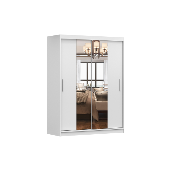 Skapis ar bīdāmām durvīm VISTA 01 (150 cm)