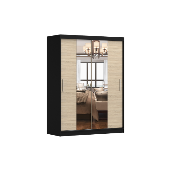 Skapis ar bīdāmām durvīm VISTA 01 (150 cm)