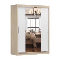 VISTA 01 150 cm - Sonoma oak & White 