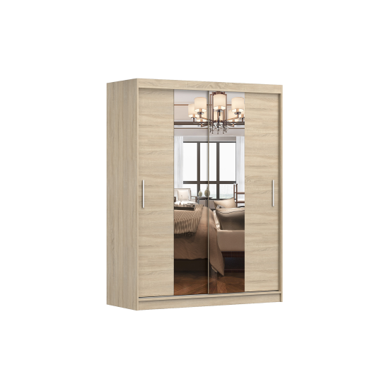 Skapis ar bīdāmām durvīm VISTA 01 (150 cm)
