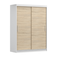 VISTA 04 150 cm - White & Sonoma oak 