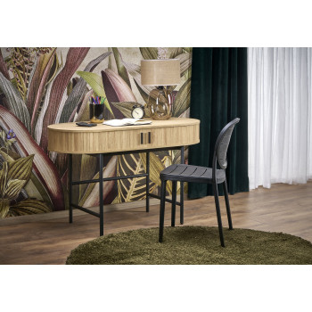 B51 kirjutuslaud naturaalne/must B51 kirjutuslaud naturaalne/must